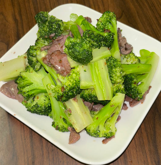 Pan Fried Beef Broccoli
