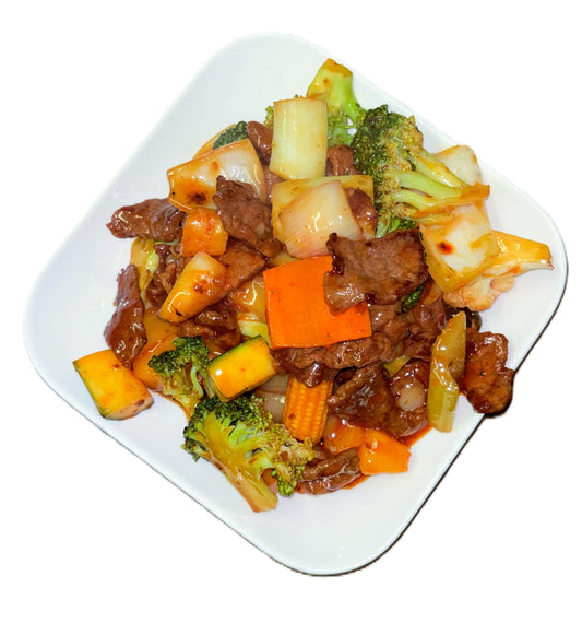 Pan Fried Beef with Pineapple