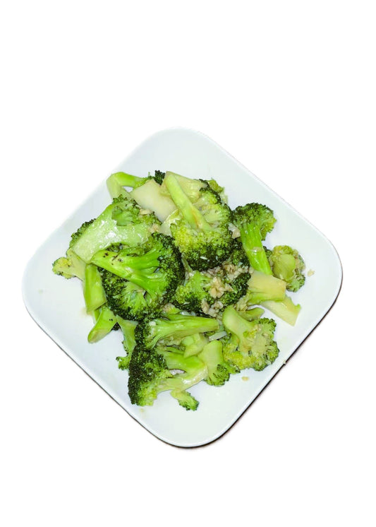 Pan Fried  Broccoli in Garlic Sauce