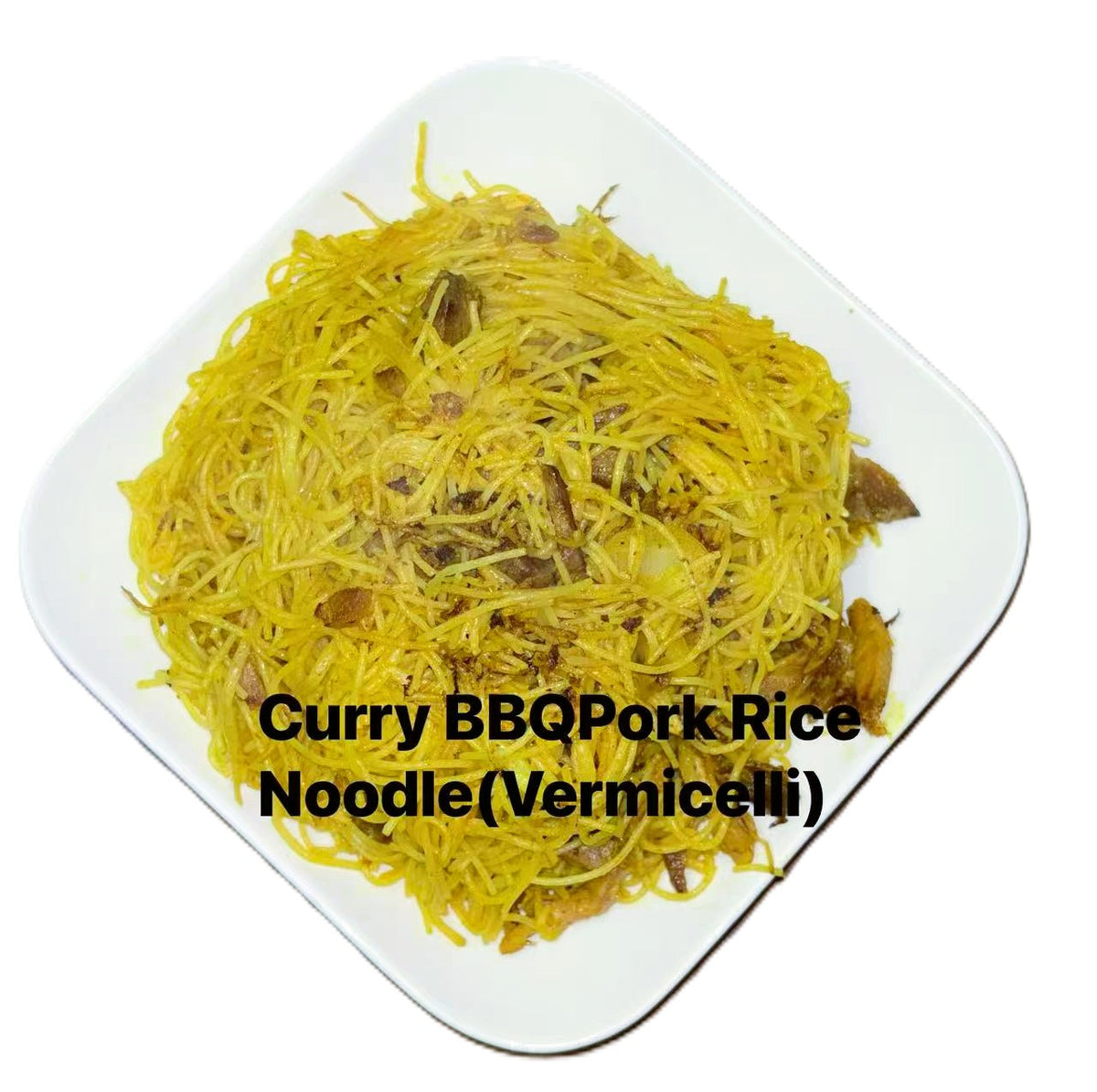 Curry BBQ Pork Rice Noodle（Vermicelli)