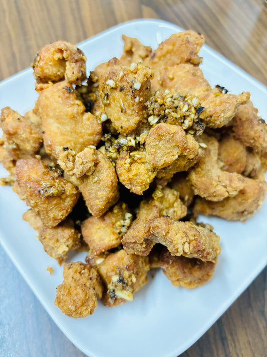 Dry Garlic Pork (Boneless)