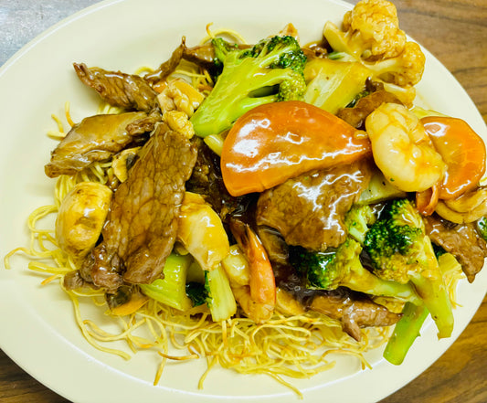 Hong Kong Style Chow Mein (Crispy)