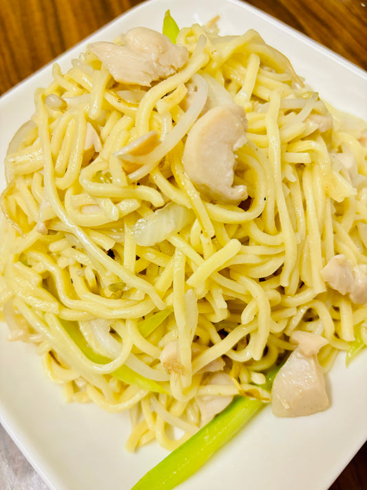 Shredded Chicken Chow Mein